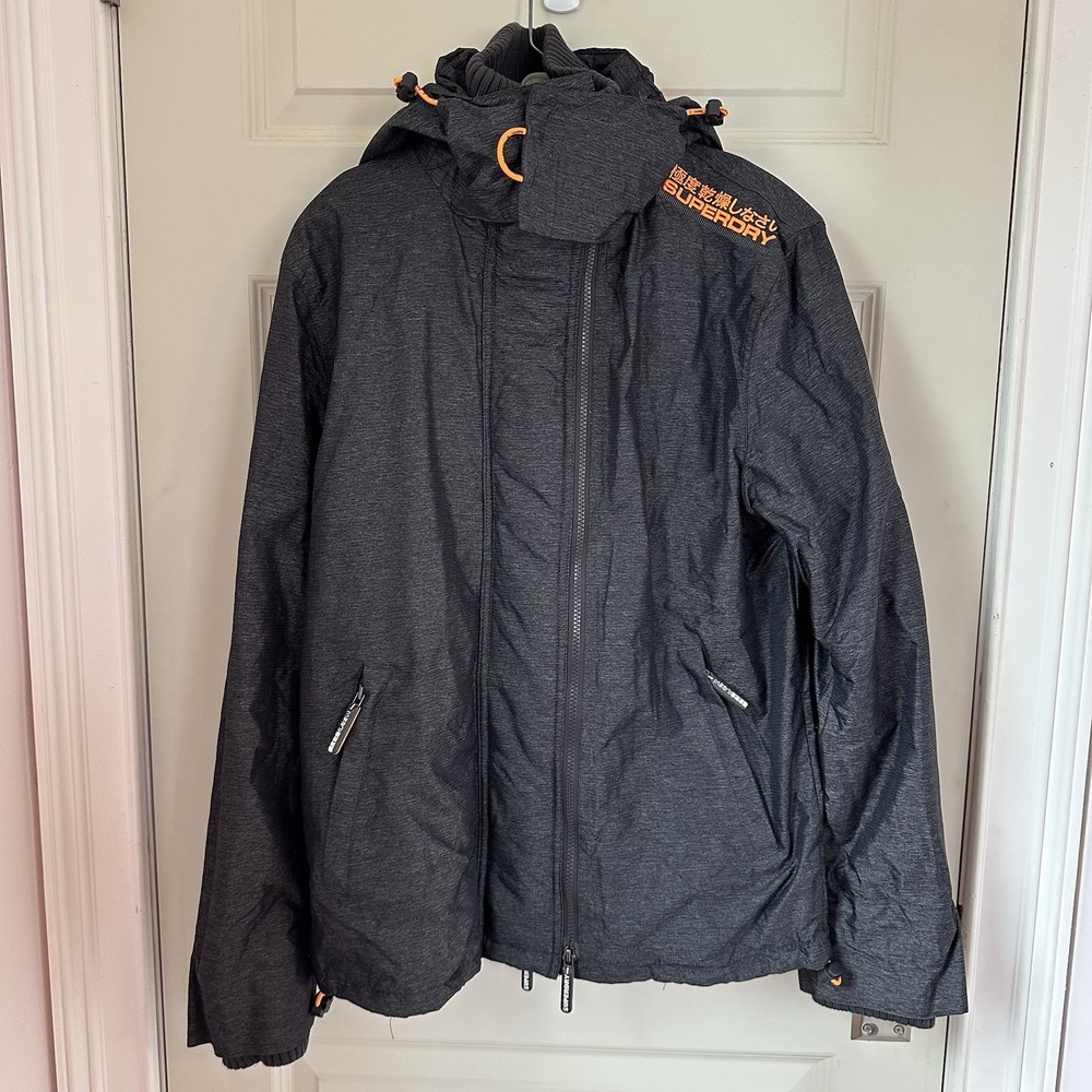 NWT SUPERDRY JAPAN ® JPN JKT The Original Windcheater JKT 3 ZipJacket Men M Gray